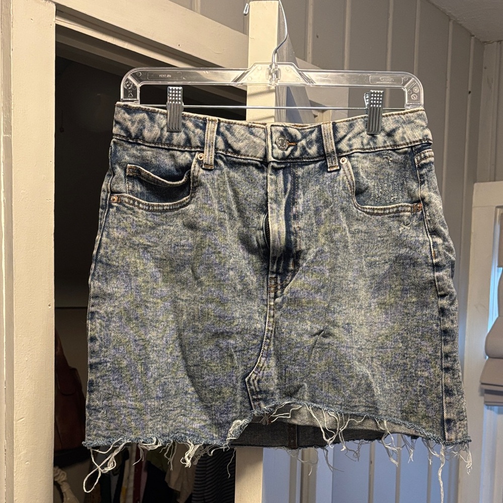 Wild Fable Blue Denim Skirt